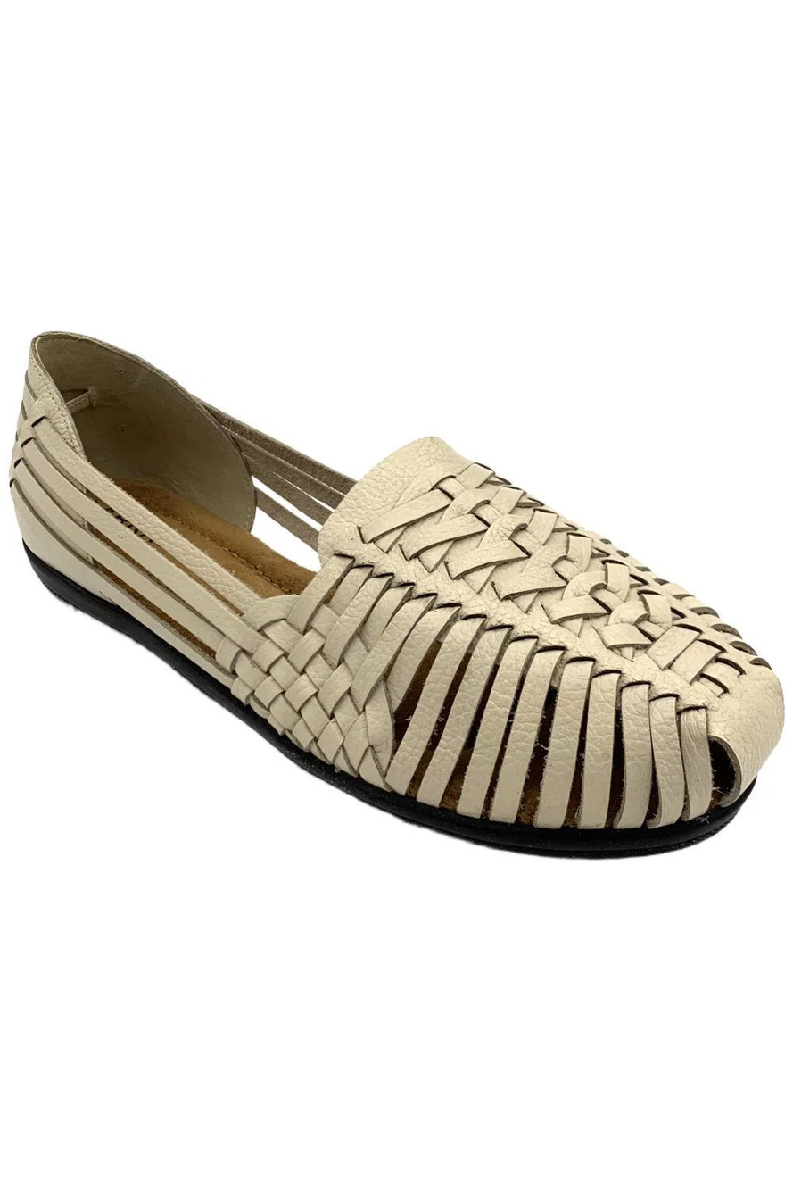ARRAY Women's Estella Slip-On Woven Flats Ecru - Wide